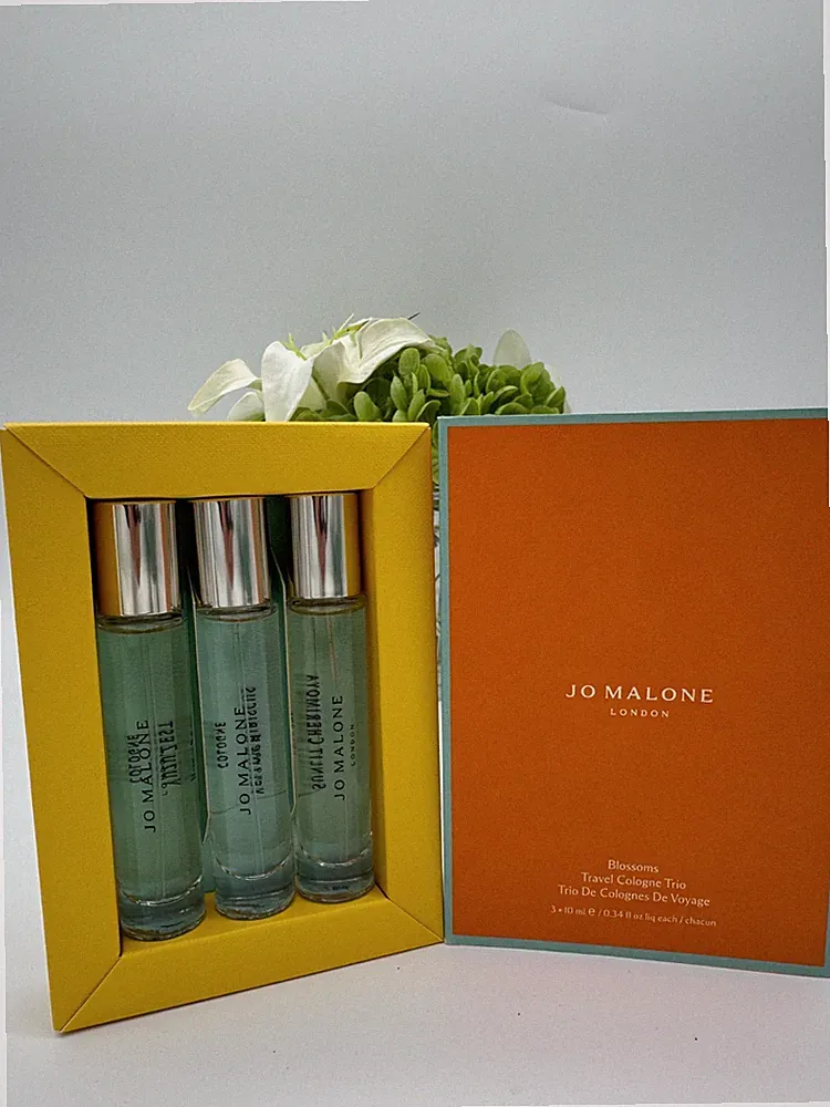Jo Malone Blossoms Travel Cologne Trio Set: Yuzu, Yellow, Sunlit. 3 x 10mL each.