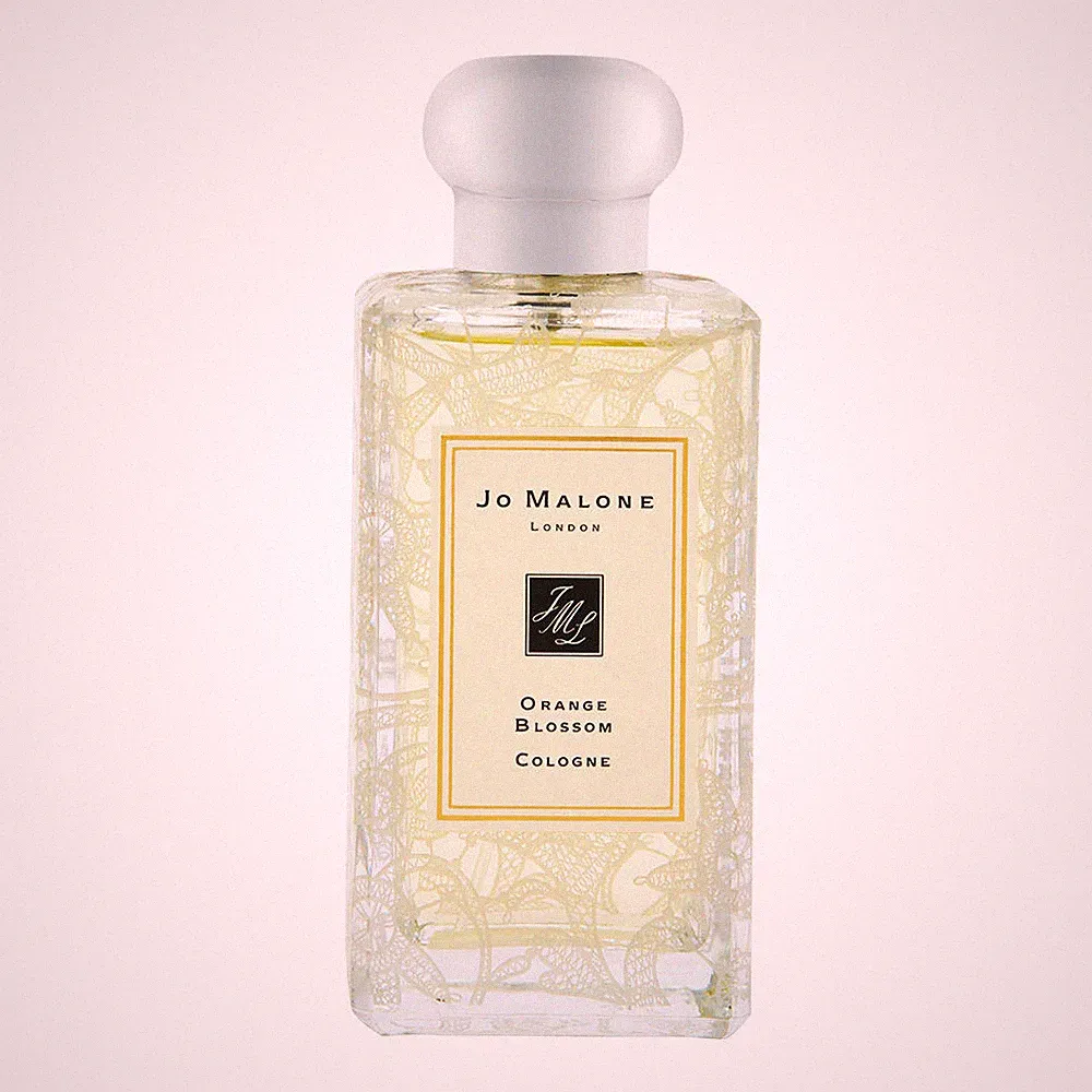 Jo Malone Orange Blossom 3.4 oz EDC Spray Daisy Leaf Design Limited Ed. Unboxed