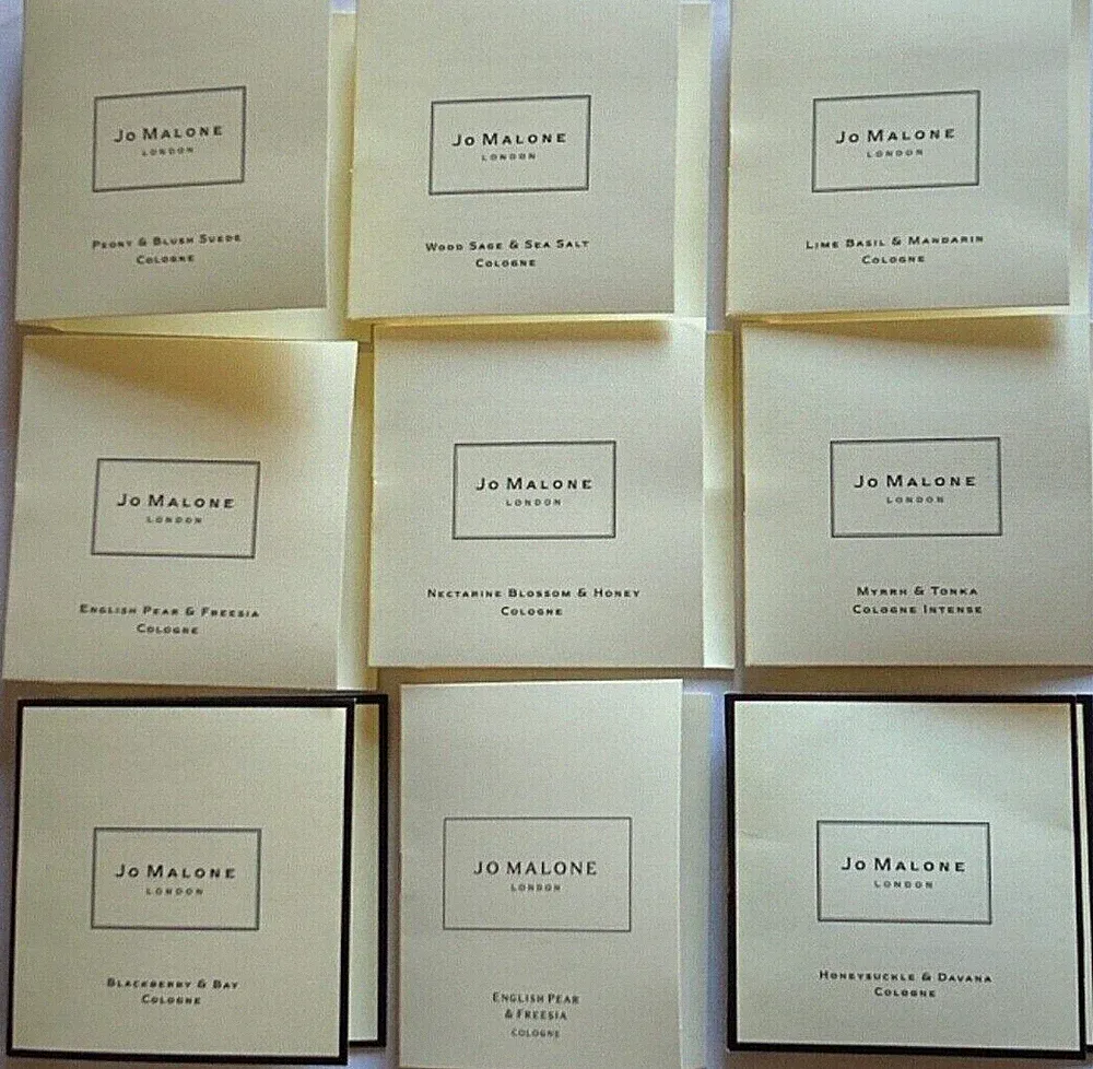 Jo Malone Perfume Sample Vials 1.5 ml PICK YOUR SCENT FRESH & NEW AUTHENTIC